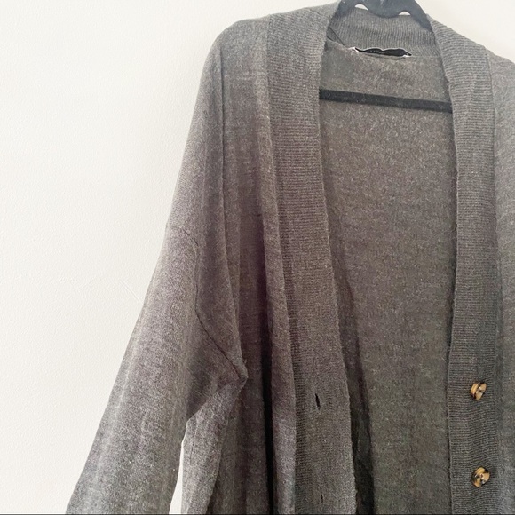 ZARA Knit boxy oversized drop shoulder sweater - Picture 2 of 9